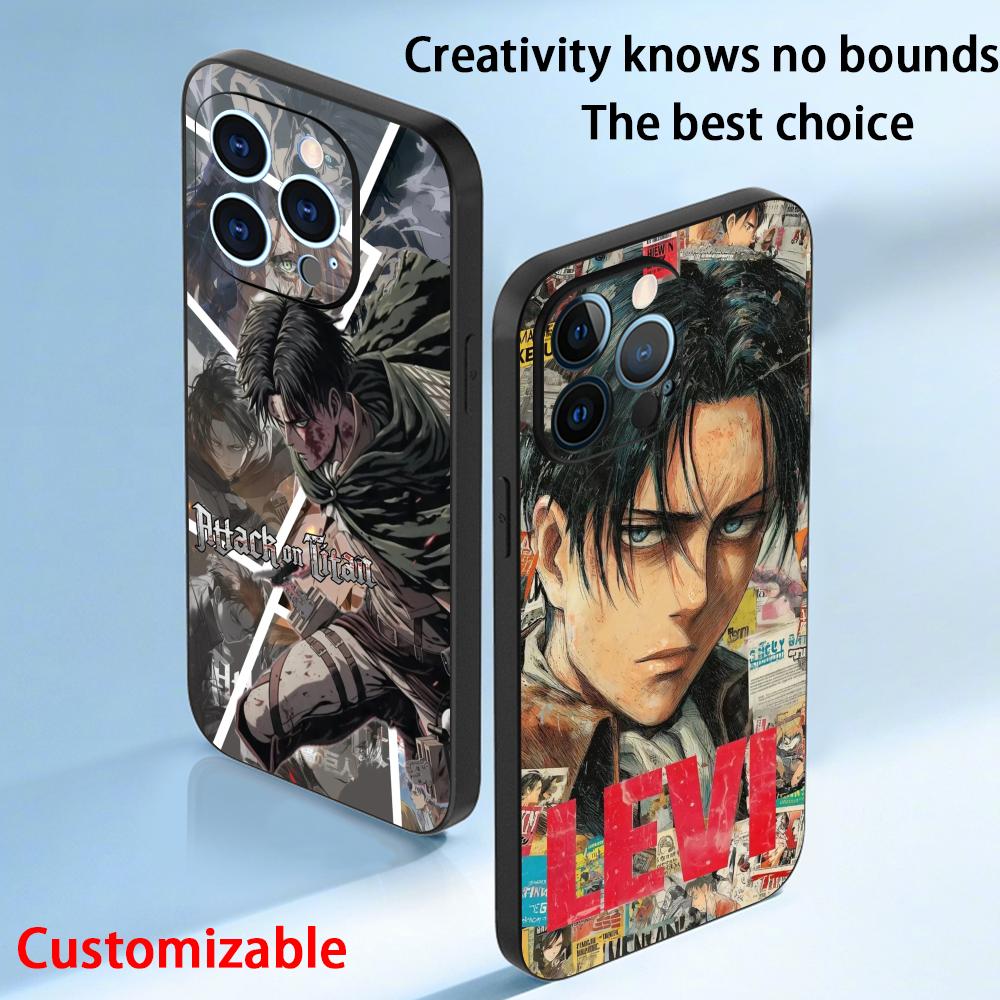 Apple Iphone 15 Pro Max - Levi ackerman cool anime hombre patrón