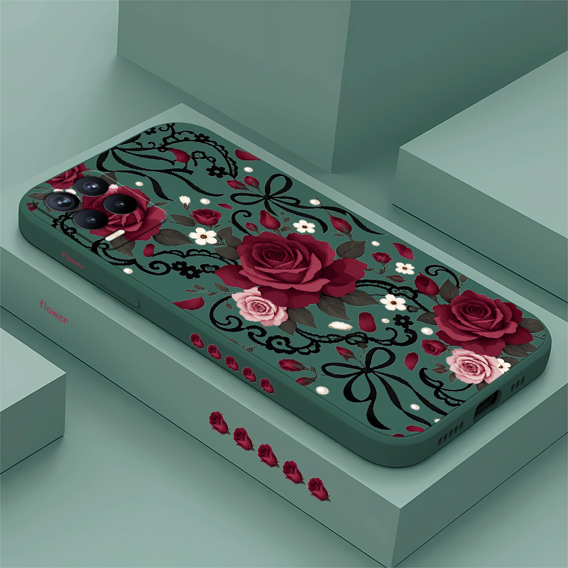 Realme Note 50 - Funda con diseño de flores para