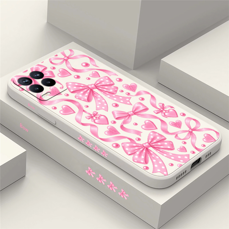 Funda con lazo rosa para OPPO  - Realme Note 50 reseña y precio