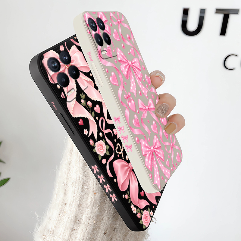 Funda con lazo rosa para OPPO  - Realme Note 50 reseña y precio