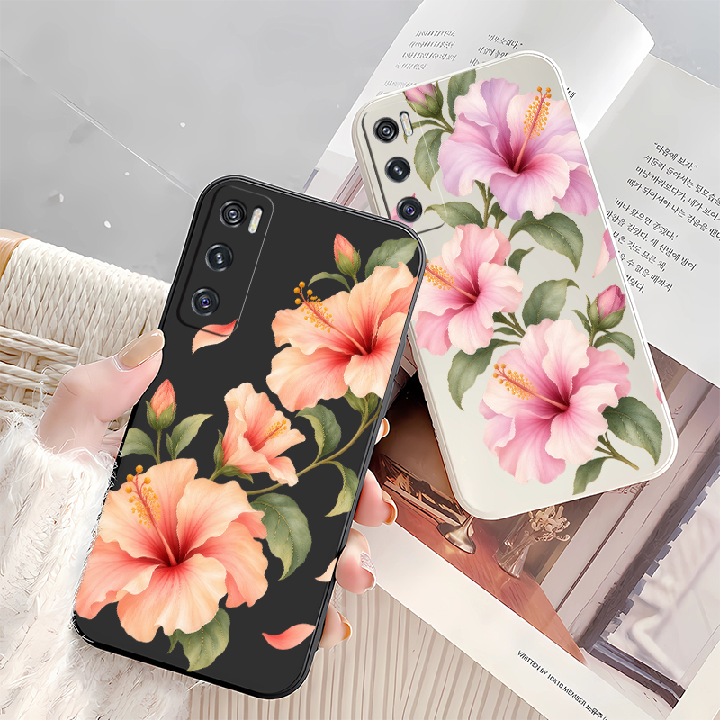 Funda con diseño de dos lirios - Vivo V40 reseña y precio