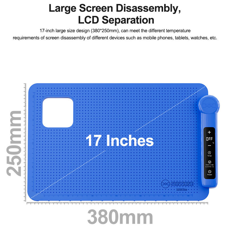 SUNSHINE LS3 PLUS Separador de - Screen Protector Cutter reseña y precio
