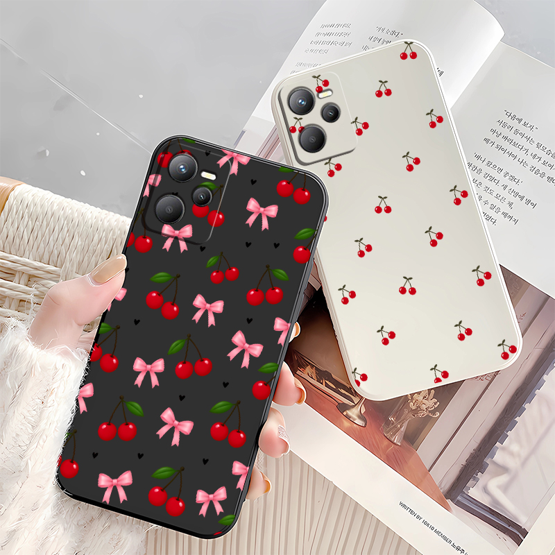 Funda con estampado de cerezas - Realme C67 reseña y precio